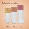 Avni - Natural Cotton Sanitary Pads with Disposal Bags | Pack of 24 | Large 280MM | Ultra-Thin Rash Free Pads for Women | Suitable for Normal-Sensitive Skin | Wide Wings & with Hip Guards view 3