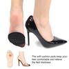 10 Pairs Women's Toe Topper Socks with Padding Pads Covers Forefoot Pads Cushions Half Socks Non Skid Reusable Protectors, Black, one size view 2