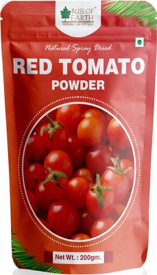 Bliss of Earth Tomato Powder Natural Spray Dried Great For Instant Tomato Soup | Tomato Juice | Ketchup | Seasoning 200gm