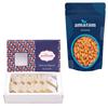 Amaram by Ghasitaram Kaju Katli and Almonds Pouch|Dryfruit Gift Hamper|Dry Fruit Combo Pack Offer|Dry Fruit Gift Pack|Dry Fruit Box|Diwali Dry Fruit Gift Pouch|Mix Nut| view 1