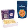 Amaram by Ghasitaram Soan Papdi and Almonds Pouch |Gift Hamper|Diwali Gift Hamper|Food Hampers|Gourmet Hampers| view 1