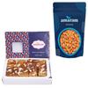 Amaram by Ghasitaram Milk Cake and Almonds Pouch |Dryfruit Gift Hamper|Dry Fruit Combo Pack Offer|Dry Fruit Gift Pack|Dry Fruit Box|Diwali Dry Fruit Gift Pouch|Mix Nut| view 1