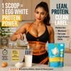 Adequate Foods Egg White Powder 500 gm (Pack of 1) | 2 min breakfast | 125 Omelets view 2
