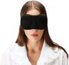 BE SAFE Forever Sleeping Mask for Men & Women, Eye Cover, Blind Folder for Travelling, Black, L view 1