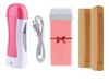 CUVLY Roll On Wax Heater Wax Warmer Heating Machine with Roll On Wax Refill Cartridge and Wax Strips for Painless Strip Hair Removal Waxing Wax Kit for Women view 1