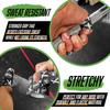WOD Recovery Hook Grip Weightlifting Tape - Sweatproof & Chalk-Resistant, Adhesive Wrap for Thumb, Fingers, & Hands - Black/White, 1.5 Inches x 16 Feet view 3