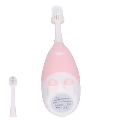 Baby Automatic Toothbrush, Electric Toothbrush Protect the Gums Detachable Comfortable for Babies(pink)