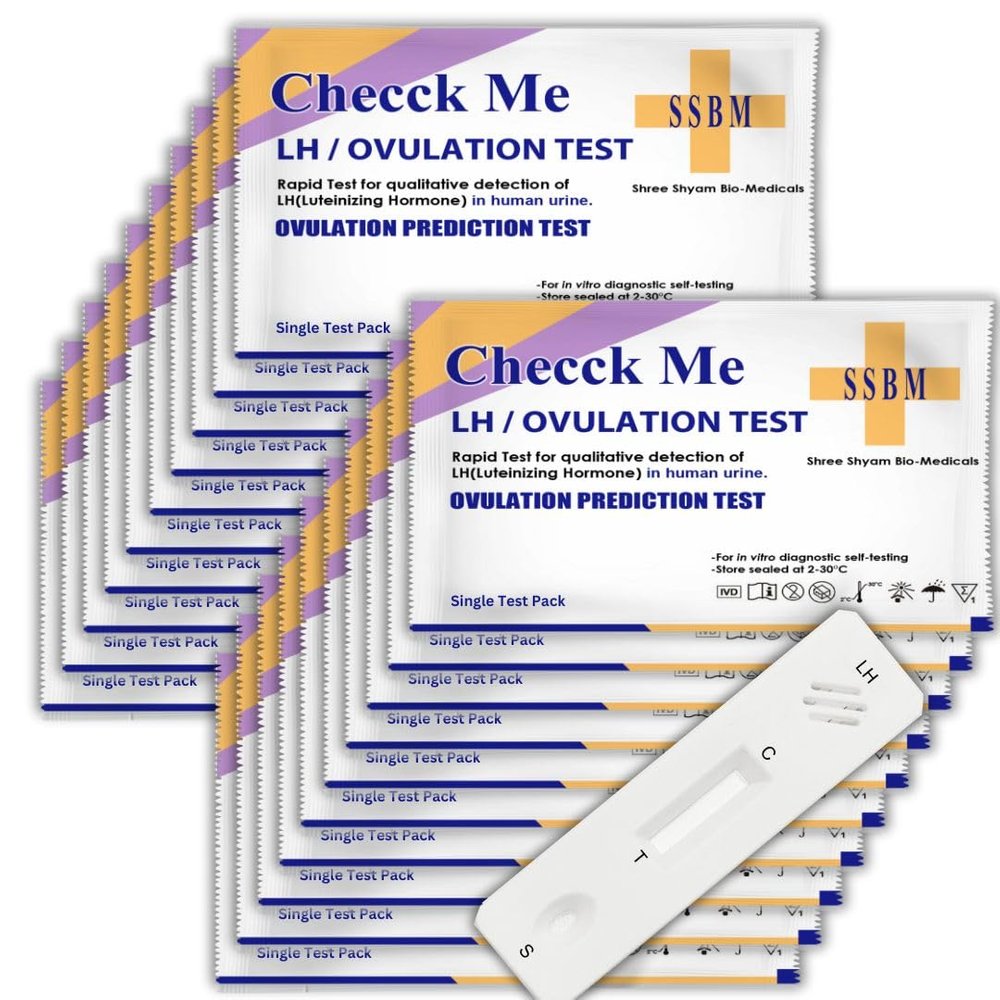 ChecckMe ovulation test kit for women planning pregnancy - Pack of 20 Cassettes