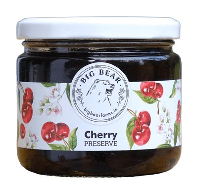 Big Bear Farms fresh fruit jam - 400gm net (Cherry Preserve)