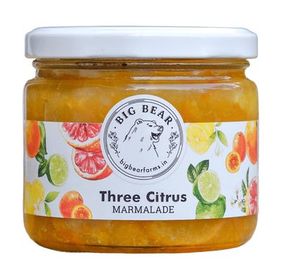 Big Bear Farms fresh fruit jam - 350gm net (Three Citrus Marmalade)