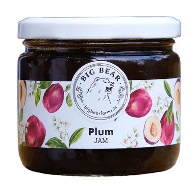 Big Bear Farms fresh fruit jam - 400gm net (Plum Jam)