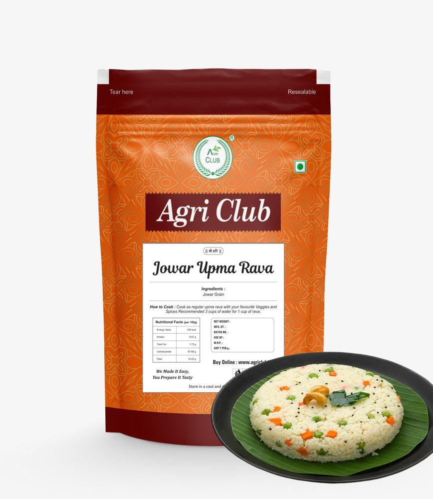 Agri Club Jowar Upma Rava 400 gm