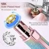 JGJ 2 in 1 Eyebrow and Facial hair remover runs on AAA battery(multi color) With 1 Eyeliner view 3