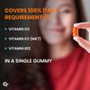 Crabamide Forte Vitamin D3 K2 B12 Gummies | Vitamin B12 Supplements | B12 Supplements For Bone Health & Immunity | Veg Lichen Source D3 Supplement | Mango Flavoured - 60 Gummies view 4