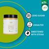 LaStevia Classic Peanut Butter Creamy 500 grams, Zero Sugar, Sweetened with Stevia, Low Glycemic view 4