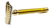 Foreign Holics Golden Design Double Eadge Shaving Razor Stainless Steel With Box For Men 00 view 1