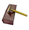 Foreign Holics Golden Design Double Eadge Shaving Razor Stainless Steel With Box For Men 00 view 2