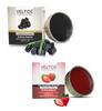 VELTOS Charcoal & Red Wine Facial Peel Off Katori Wax 80gm for Face (Pack of 2) view 1