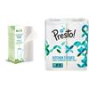 Beco Reusable Kitchen Towel Roll (20 Sheets) Natural & Organic Cleaning Bamboo Cloth  Ecofriendly and Biodegradable and Presto! 2 Ply Kitchen Tissue/Towel Paper Roll - 2 Rolls (60 Pulls Per Roll) view 1