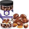 more 2 nuts Chocolate Coated Almonds Milk Chocolate Covered Nuts 250 Gm Jar Packing (Milk) view 1