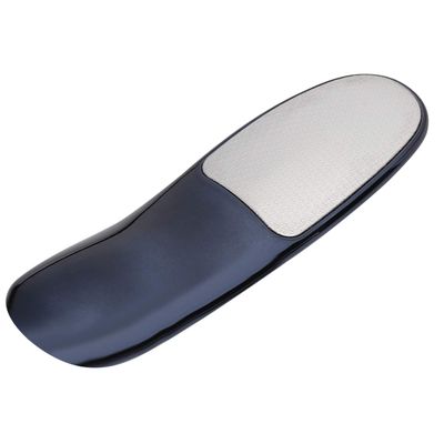 Callus Removal File, Foot Grinding Tool DoubleSided Pedicure Foot Care Tools Foot File Stainless Steel with Base for Foot Care(Bright navy)