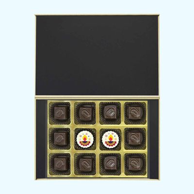 Innovative Diwali gift personalised chocolates box 12 Pcs