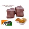 Hanging diyas personalised chocolates diwali gift view 3