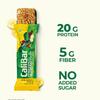 CaliBar 20g Protein Bar - Almond Choco, Banana Binge, Cookie Crunch Crispy Bar (Combo Pack of 5) Assorted Pack, No Added Sugar, Gluten-Free, 5g Fiber, No Preservatives, Delicious Taste & 100% Veg. | Guilt-Free snacking for High Protein diets, Sustain view 4