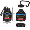 2023 Combo of Gym Shaker with Whey Bottle |Shaker Bottle with Protein Funnel | Shaker Bottle Whey Bottle Portable| Gym Bottle | Gym Shaker Bottle with whey Loader Bottle Pack of 2 view 4