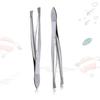 Homgee Eyebrows Tweezers Stainl Steel Tweezer wi High Precision for Ingrown Hair Removal view 3