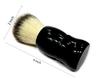 Foreign Holics Soft Bristle Professional Barber Shaving Brush with Hard Marble Handle for Men Smooth Shave (Black Color) view 3