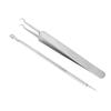 Anti-allergic Blackhead Removal Extractor, Curved Pimple Removal Tool, Stainless Steel Use for Professional Use view 3