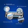Double Lubrication Strip 3 Layered Barber Blade, Manual Shaver Blade, 16Pcs Elastic Sensor Convenient for Men Salon Shop Professional Home view 2