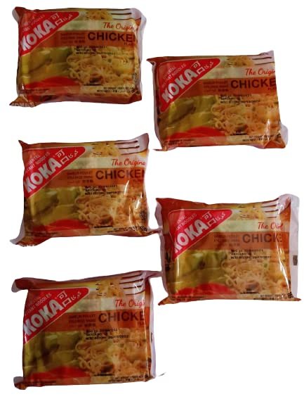 KOKA Oriental Instant Noodle || The Original Chicken Flavour Noodles (85g X Pack of 5)