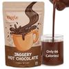 Tiggle Jaggery Dark Hot Chocolate Powder Mix - 10 Cups Pack| Only 66 Calories Per Cup|Hot Chocolate Powder Without Sugar| Sweetened With Organic Jaggery | Enjoy Hot Or Cold | Thick & Chocolatey Drink view 1