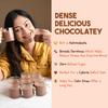 Tiggle Jaggery Dark Hot Chocolate Powder Mix - 10 Cups Pack| Only 66 Calories Per Cup|Hot Chocolate Powder Without Sugar| Sweetened With Organic Jaggery | Enjoy Hot Or Cold | Thick & Chocolatey Drink view 3