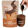 Tiggle Light Hot Chocolate Mix | 10 Cups Pack | As seen on Shark Tank India | Thick and Chocolatey | Enjoy Hot or Cold | 100% Natural & Vegan | 200 gm view 1