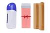 CUVLY Wax Heater Machine Roll On Wax Heater Machine Warmer Heating Machine with Roll On Wax Refill Cartridge and Wax Strips for Painless Strip Hair Removal Waxing Wax Kit for Women | Waxing Combo view 1
