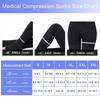 Medical Compression Pantyhose for Women & Men, 20-30mmHg Compression Stockings, Black-a, Medium view 3