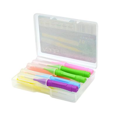 ARTIBETTER 10pcs Interdental Brush Tooth Flossing Head Teeth Brushes for Men Adults Lady (Assorted Color)