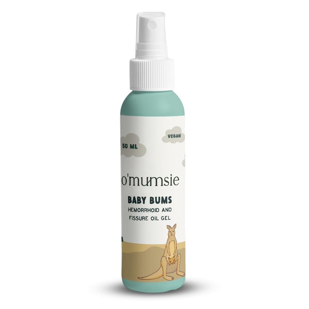 O'mumsie- Hemorrhoid & Fissure Oil Gel with Karanja Oil & Coconut Oil | Soothes Itching, Swelling & Pain During Childhood Fissures Or Pregnancy Flareup |Safe for All Ages|Organic Alternative| 50 Ml