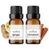 VEDANUM Premium Essential Oil for Aromatherapy, Oil Diffuser, Aroma Burner, Home Dcor Activities - 15 ML Organic Concentrate ||Pack Of 2|| (Cinnamon and Ginger) view 1