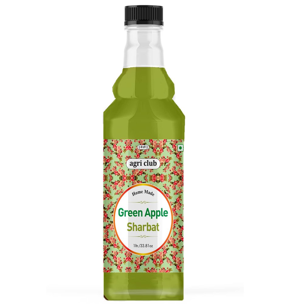 Agri Club Green Apple Sharbat 1Ltr