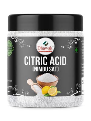 DHAWAK Citric Acid|Nimbu Sat - 400 Gms. Nimbu Sat|Lemon Salt|Jar Pack|- Powder