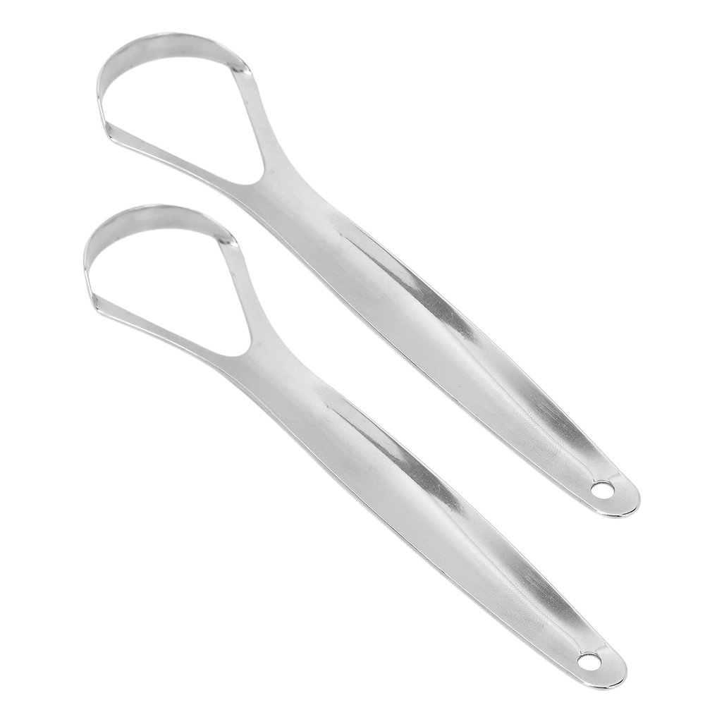 Tongue Scraper, Safe Eco Friendly Portable Compact Tongue Cleaner for Dental Clinic for Home Travel(L)