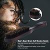 Male's Facial Beard Brush Wooden Mustache Comb Men Brush Multifunctional Facial Hair Brush-POOWE view 4