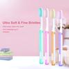 5Pcs FA ly Pack Toothbrushes Ultra Soft Bristles Ergono Brush Handle Tooth Brushes 5Pcs-POOWE view 4