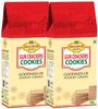 Dhampure Specialityy Jaggery Gur Crackers Cookies Biscuit, 400G(2 X 200G)| Gur Gud Bakery Cookies Biscuit, Healthy Snacks view 1