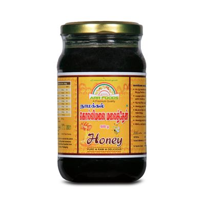 ARR Foods Namakkal Kollimalai Honey 500g | Pure and Natural Kollimalai Honey