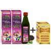 HARC Herbal Canada Pure Karela Jamun Juice (500 m) Pack of 2 + Giloy Ghanvati Tablet Free (100 Tabs) | Help for Maintaining Sugar Level/Immunity Booster/Purifies Blood view 1